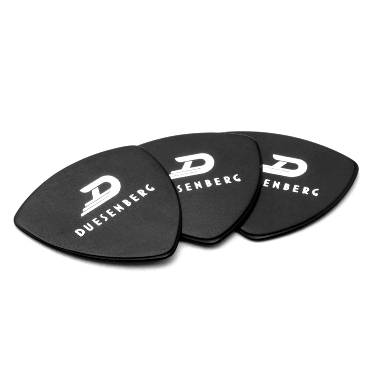Duesenberg Celluloid Picks, Black (Large)