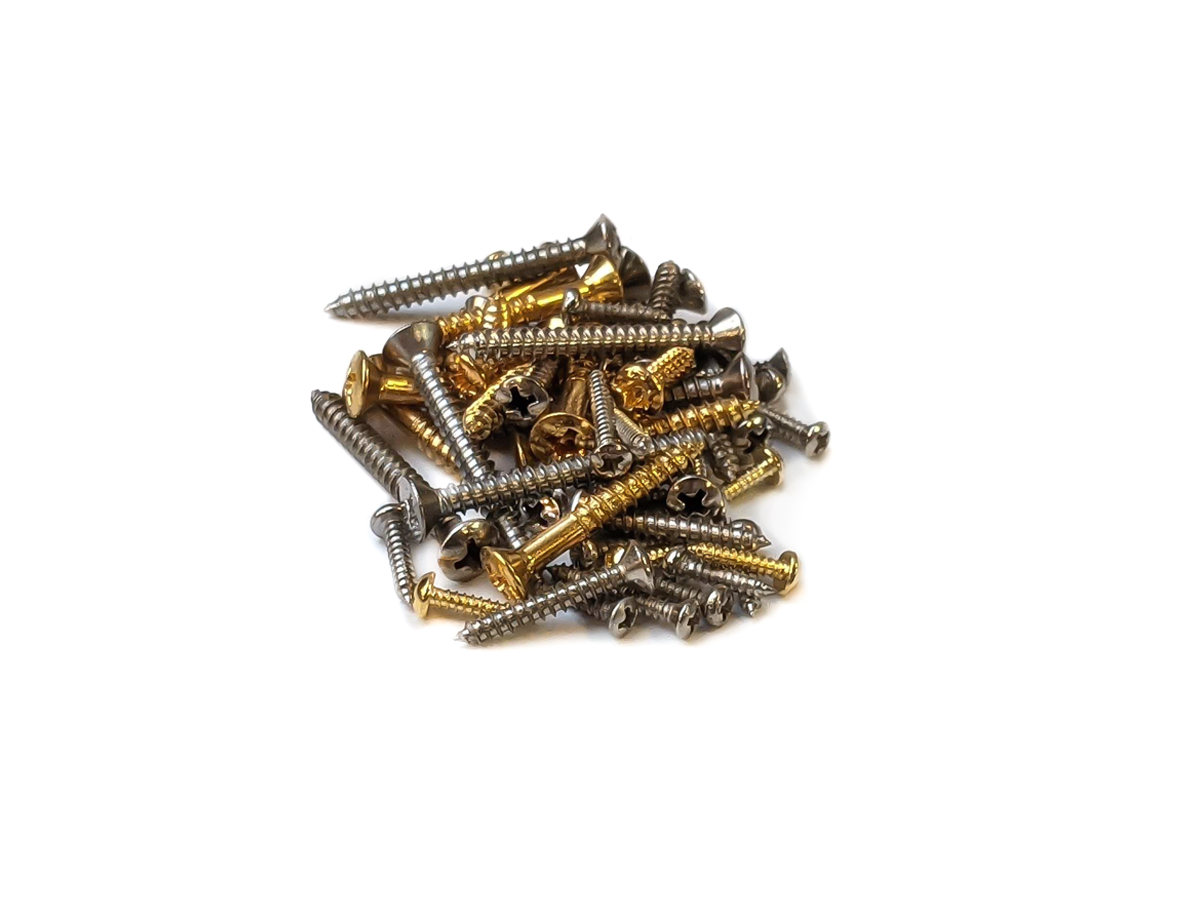 Replacement screws for Duesenberg Instruments