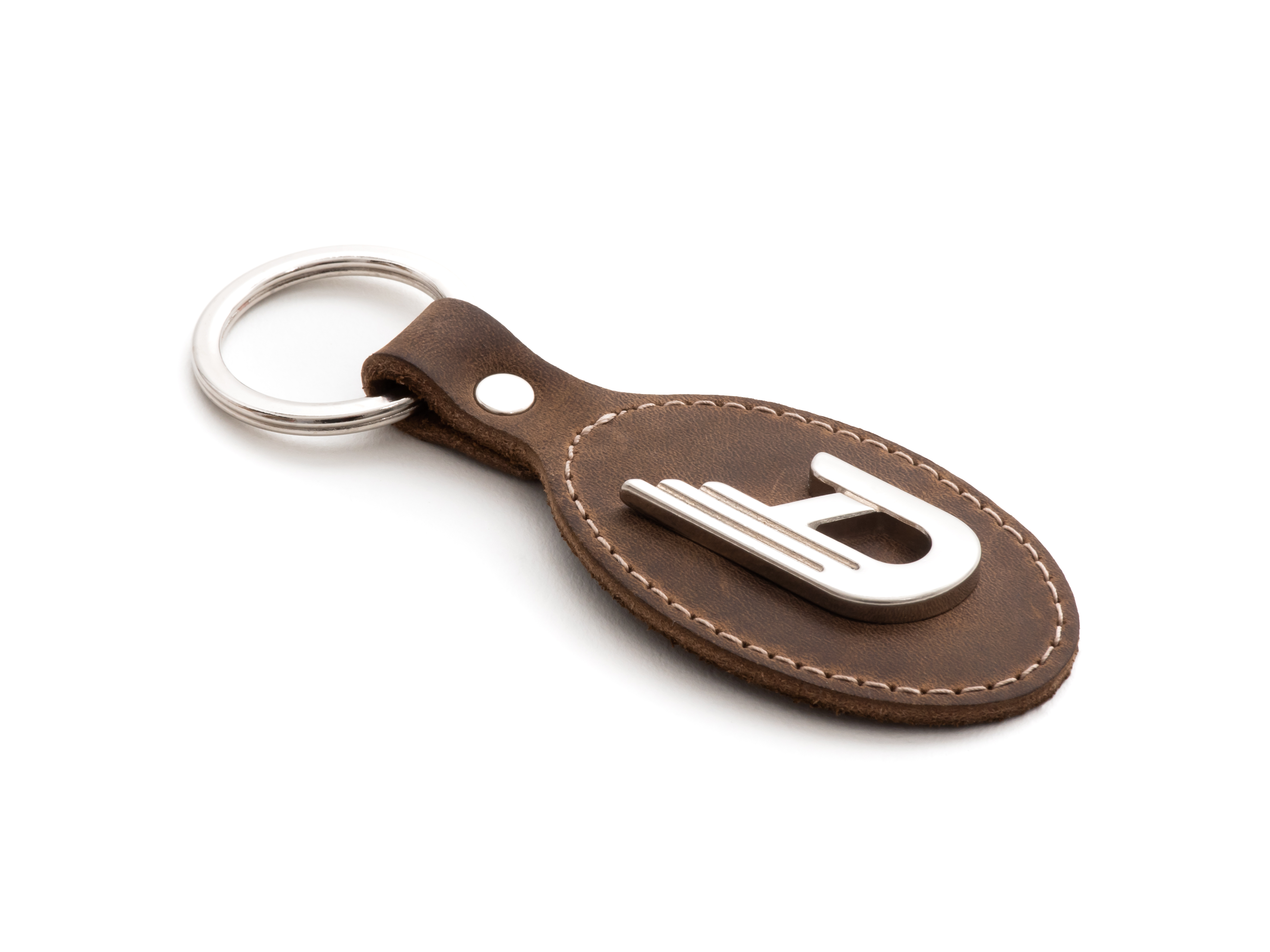 Duesenberg Genuine Leather Keychain-Ring