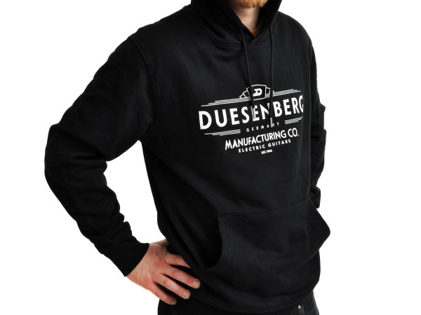 Duesenberg Hoodie "Manufacturing Co." Black (unisex)